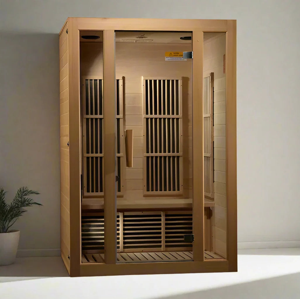 Maxxus Seattle 2-Person Near Zero EMF (Under 2MG) FAR Infrared Sauna (Canadian Hemlock)