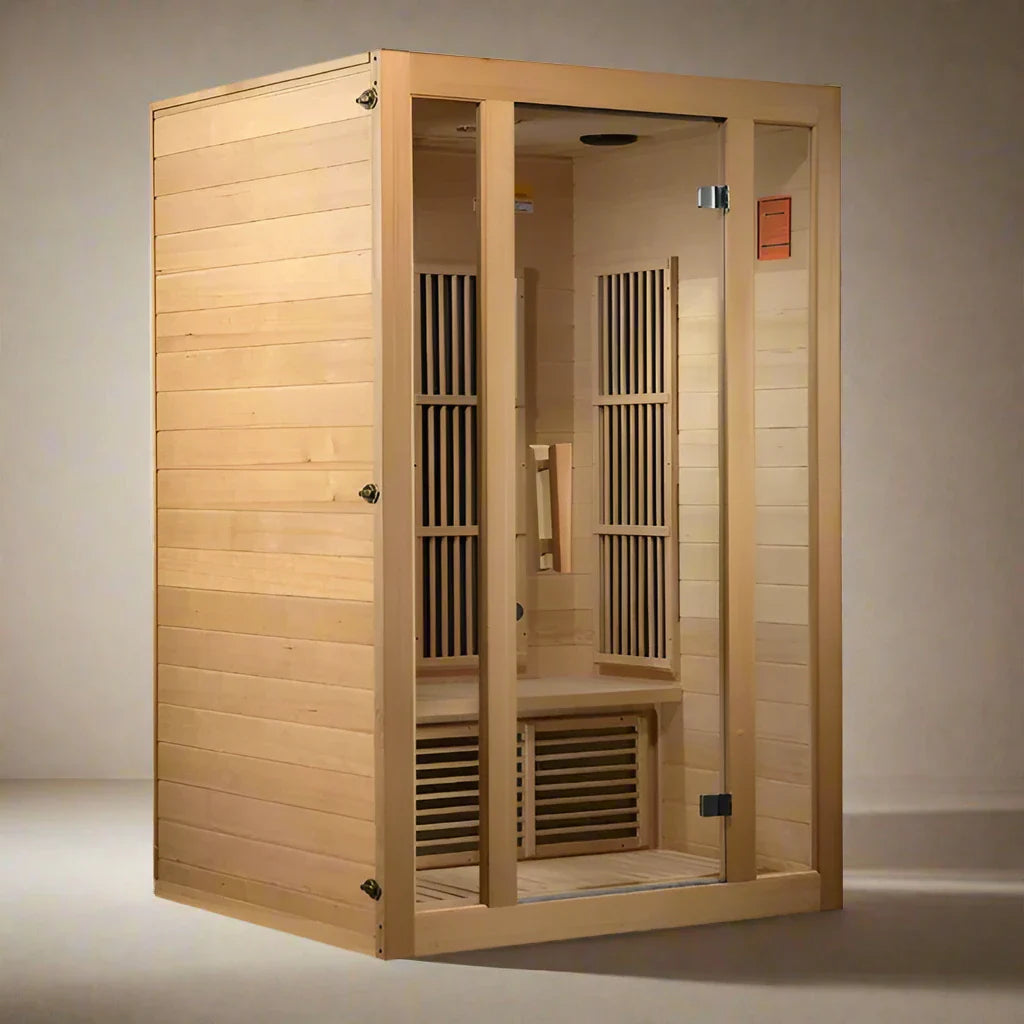 Maxxus Seattle 2-Person Near Zero EMF (Under 2MG) FAR Infrared Sauna (Canadian Hemlock)