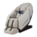 Taupe massage chair against white background