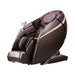 Osaki OS-Pro 4D DuoMax massage chair in brown, three-quarter view
