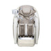 Front view of Osaki OS-Pro 4D DuoMax massage chair in taupe showing full seat and leg massagers
