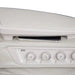 Close-up of armrest controls and wireless charging tray on the OS-Pro 4D DuoMax SE
