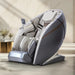 Osaki OS-Pro 4D DuoMax SE massage chair in stormy grey displayed in a modern living room
