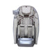Front view of Osaki OS-Pro 4D DuoMax SE massage chair in stormy grey showing leg massagers
