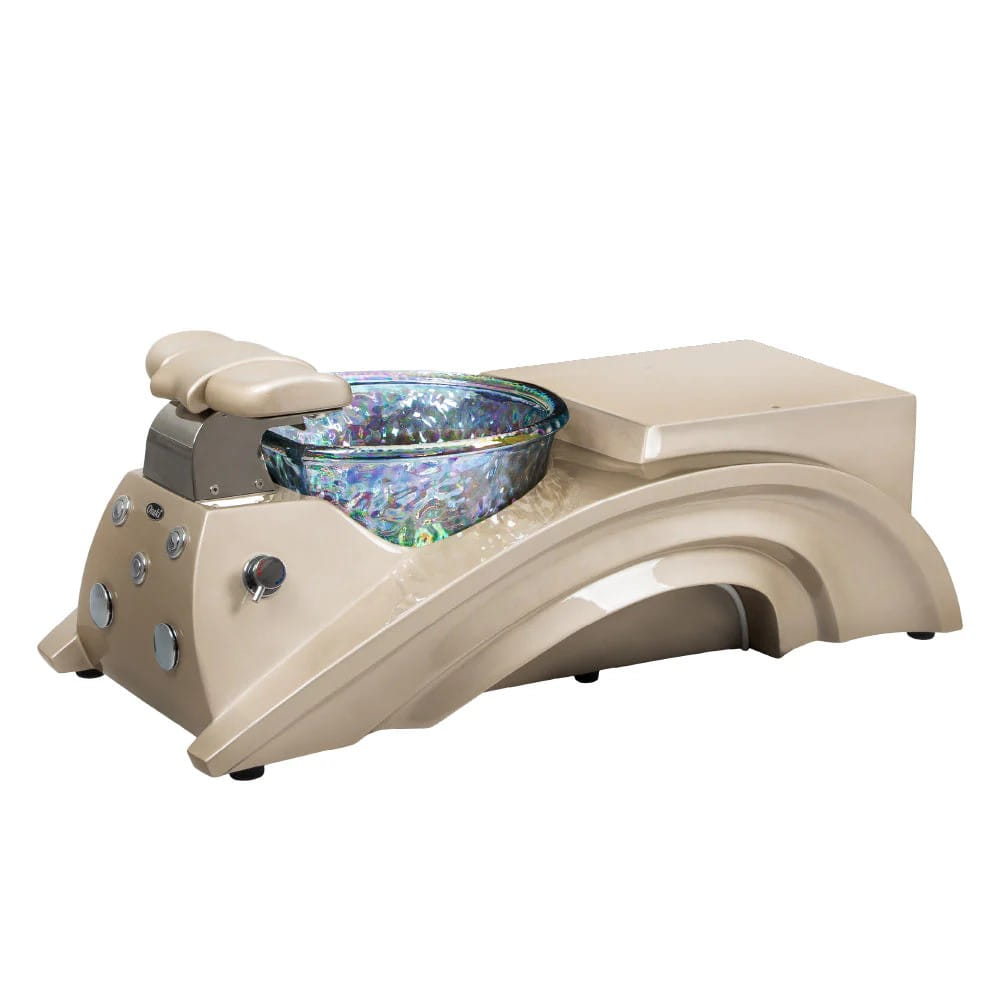 Champagne spa base with bowl