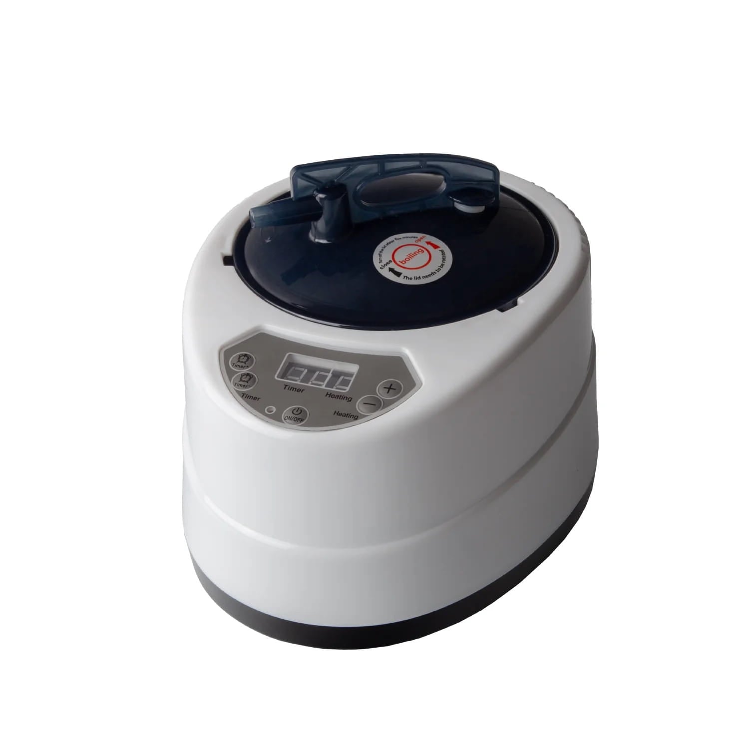 Closeup of hair steamer for shampoo bed