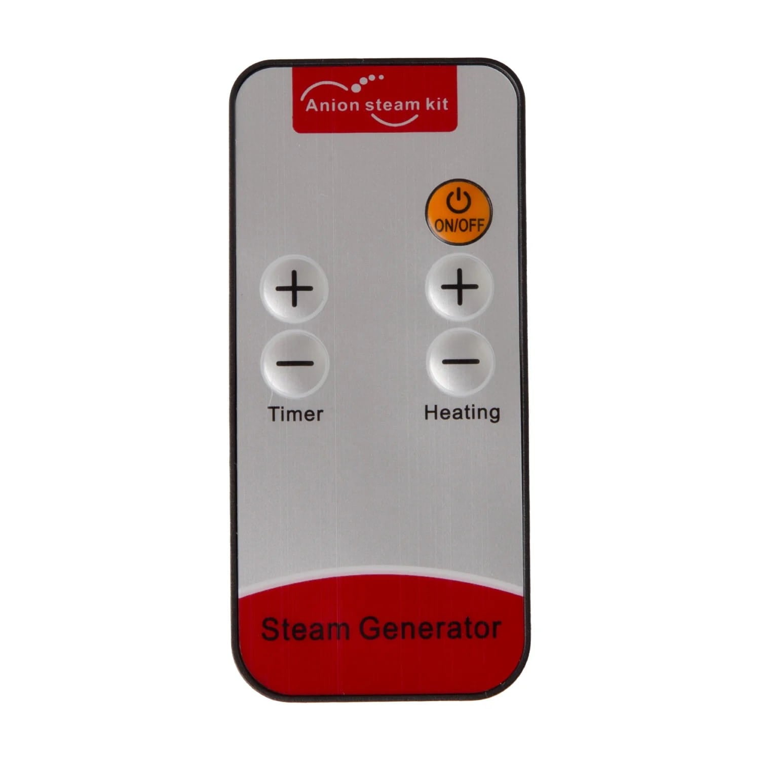 closeup of steam generator remote with time and heating function