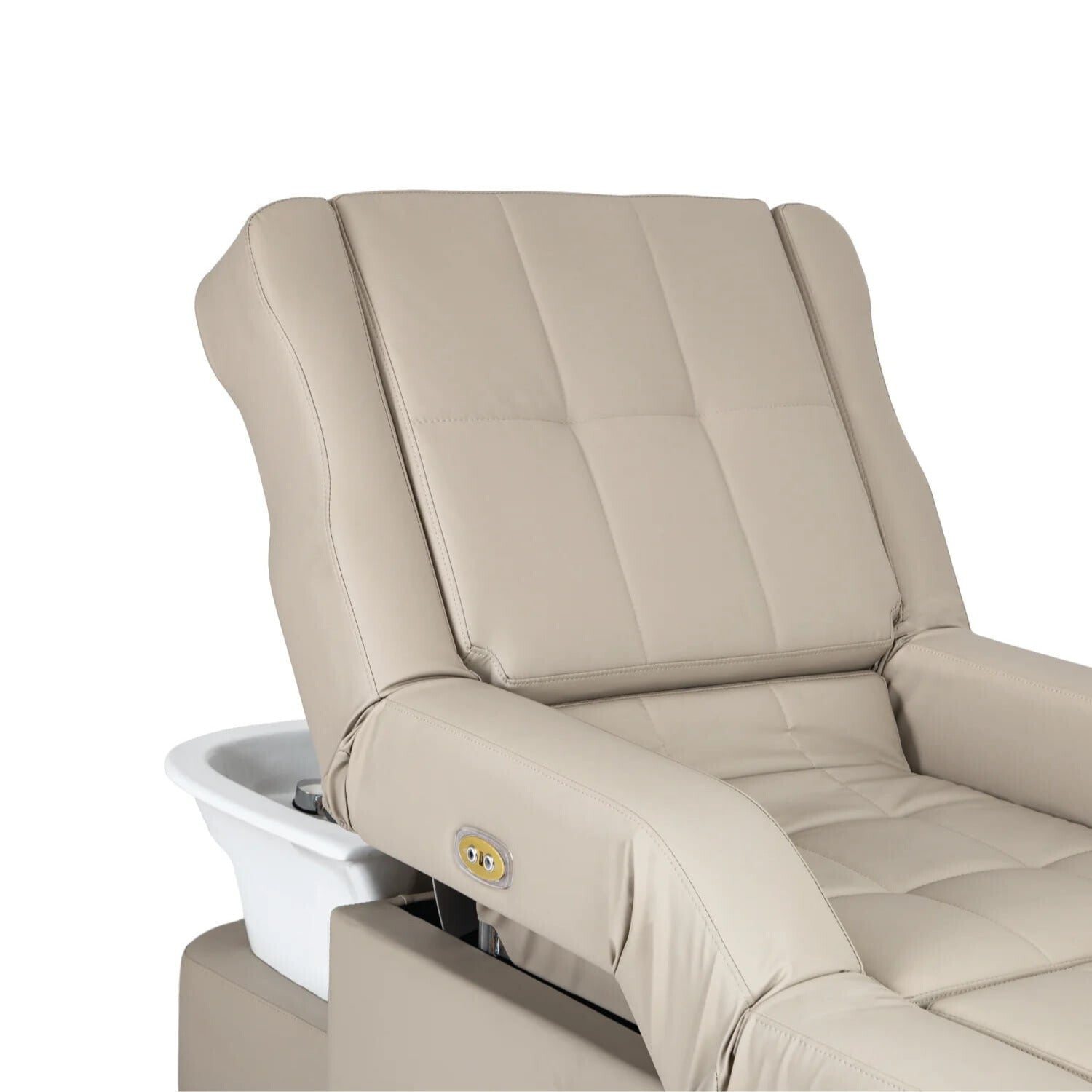 photo of beige shampoo bed with elevated back