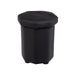 Black salon technician stool