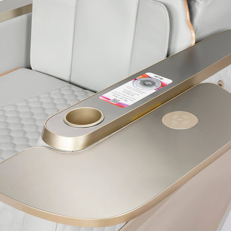 Super Relax 3 armrest tray with cup holder and wireless charging