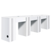 Image of white manicure table with air vent on the side