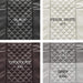 Super Relax chair upholstery colors: Black, Pearl White, Chocolate and two greys
