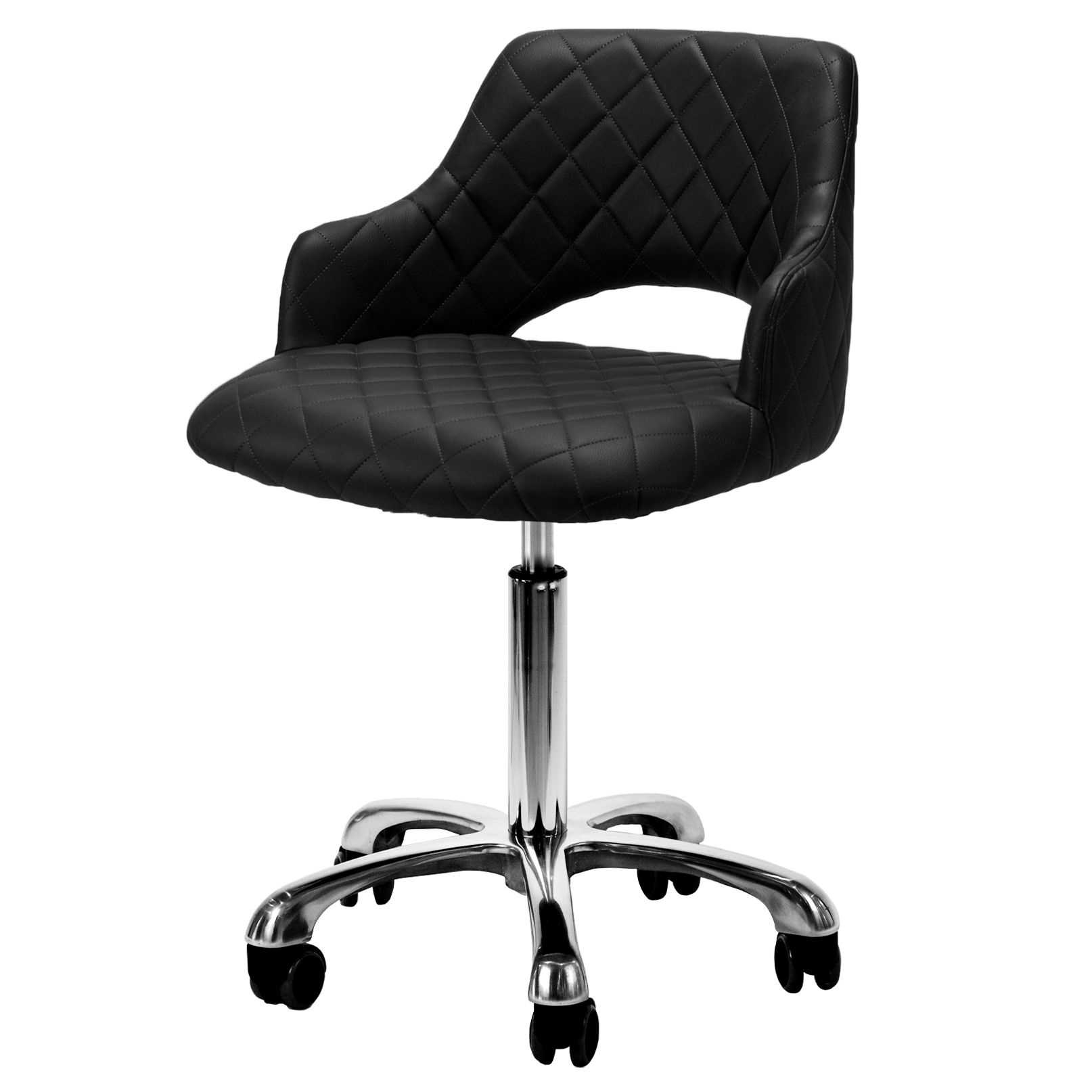 Black manicure stool
