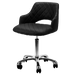 Black manicure stool