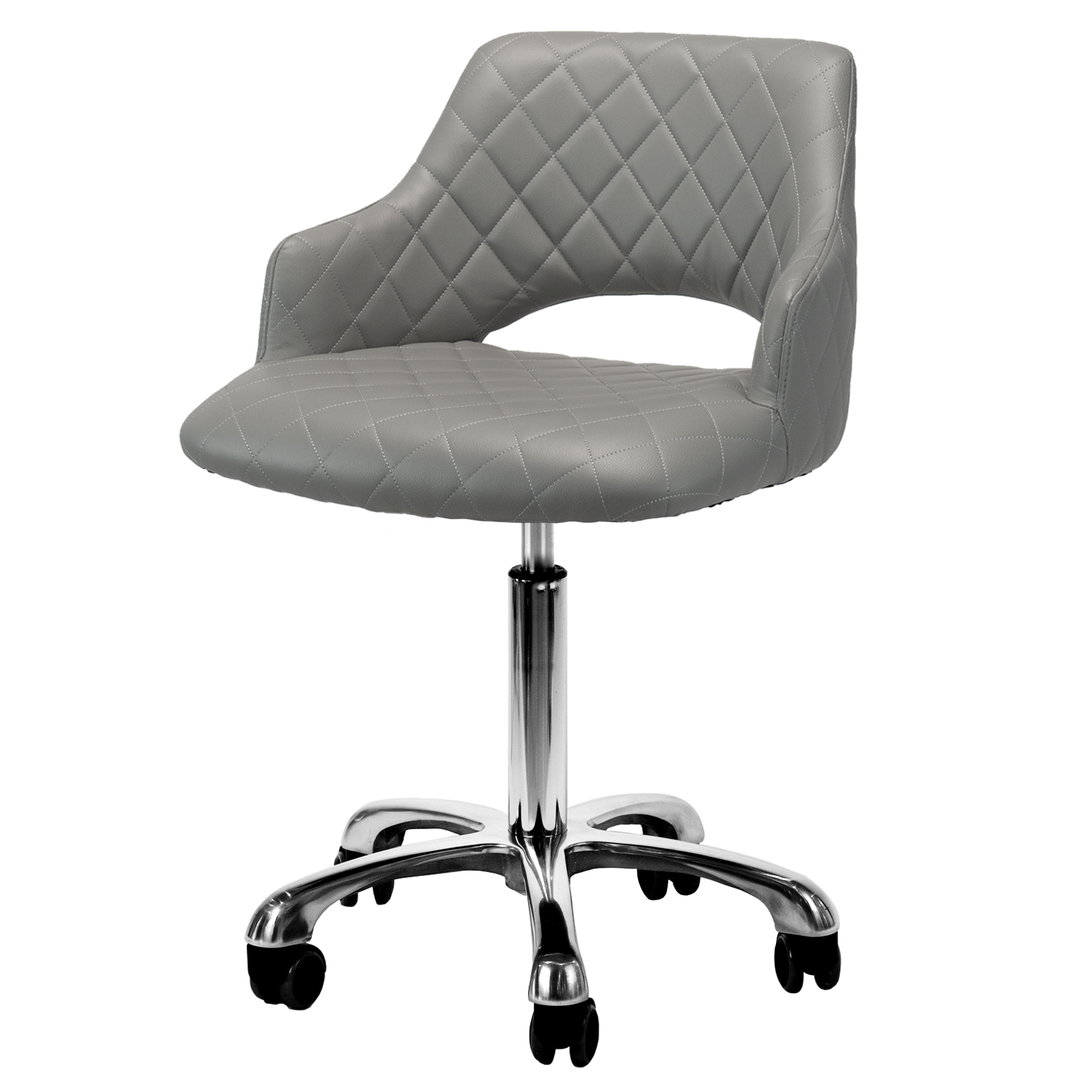 Gray manicure stool