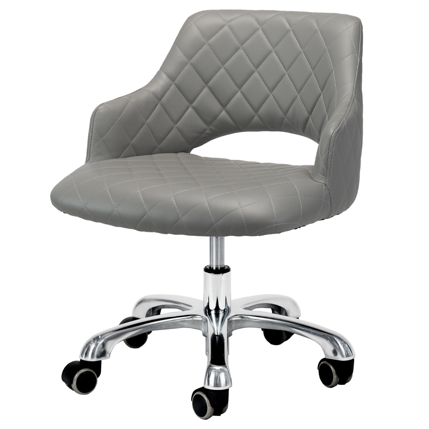 Gray pedicure stool