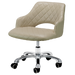 Parchment colored pedicure chair