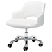 White pedicure stool