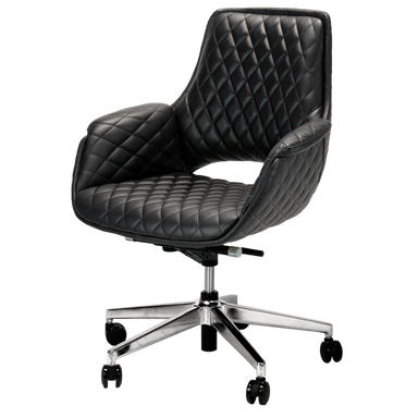 Black salon customer chair 