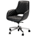 Black salon customer chair 