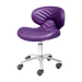 Violet colored  pedicure technician stool