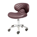 Chocolate colored pedicure technician stool