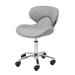 Gray pedicure technician stool