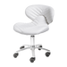 White pedicure tech stool