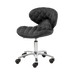 Black pedicure technician stool