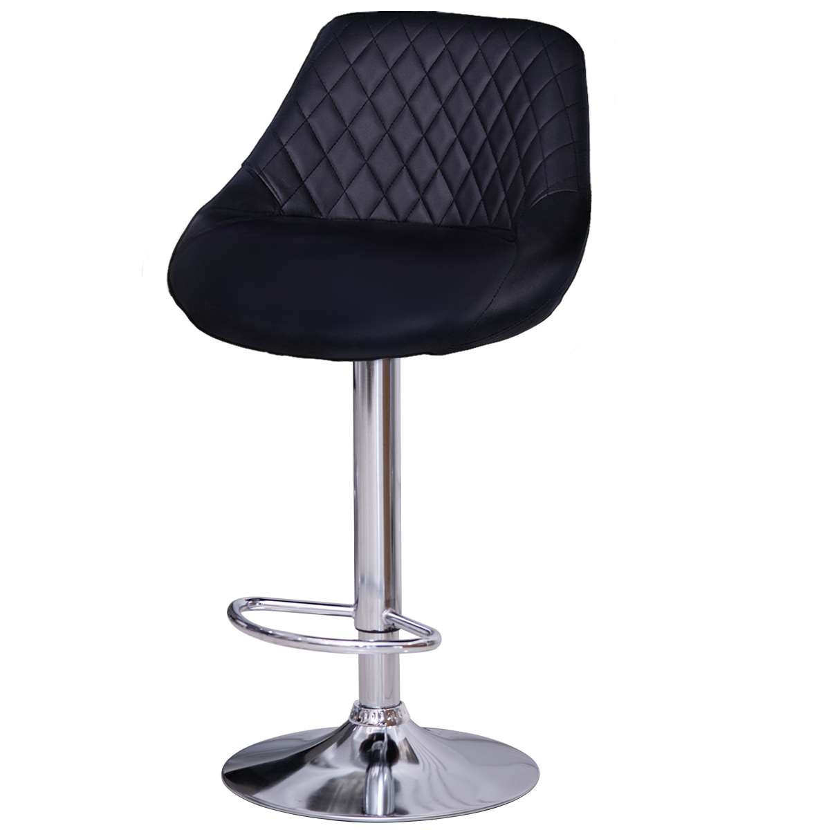 Black bar stool