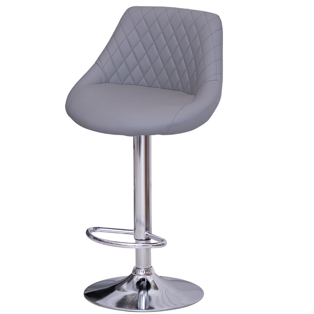 picture of gray bar stool