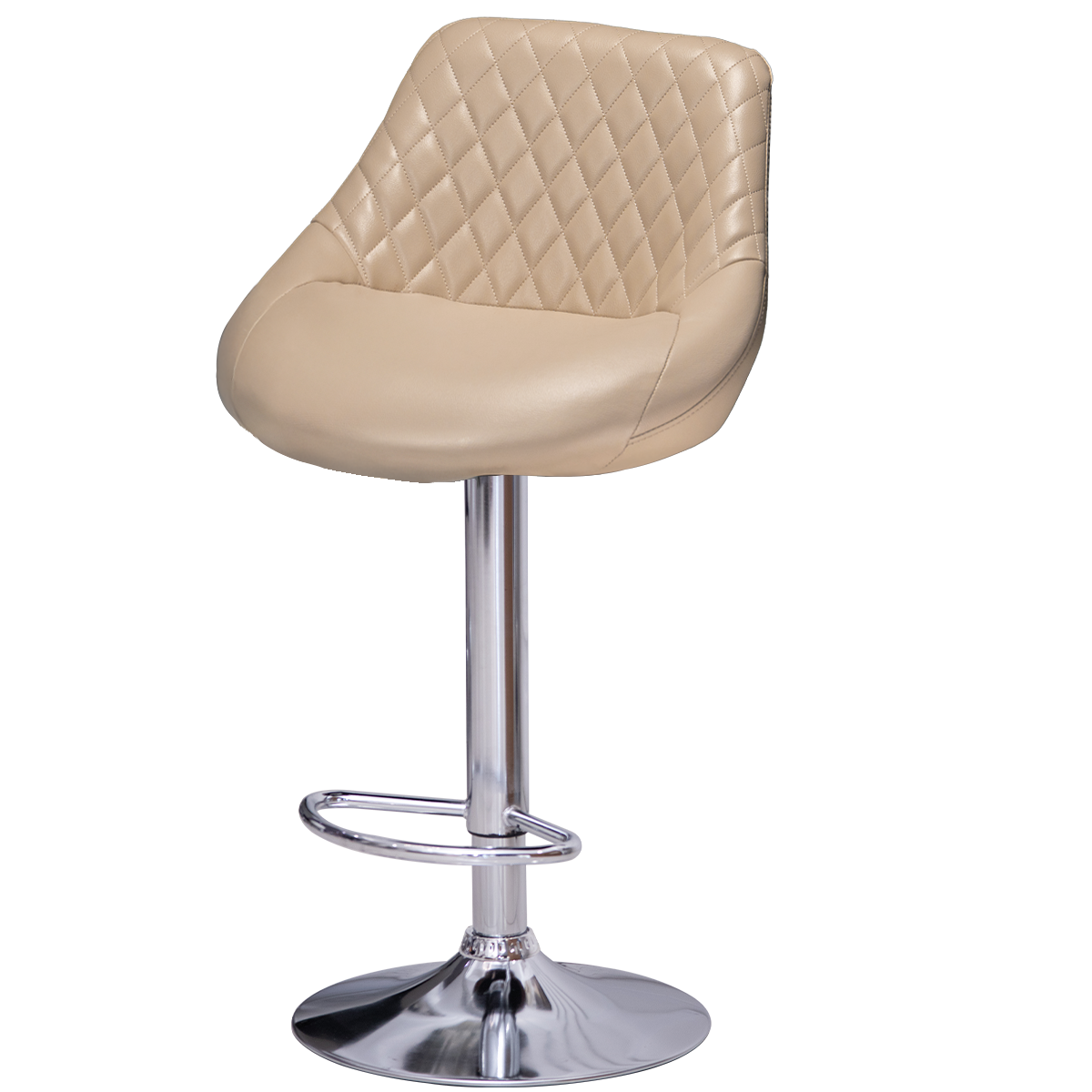 Parchment bar stool