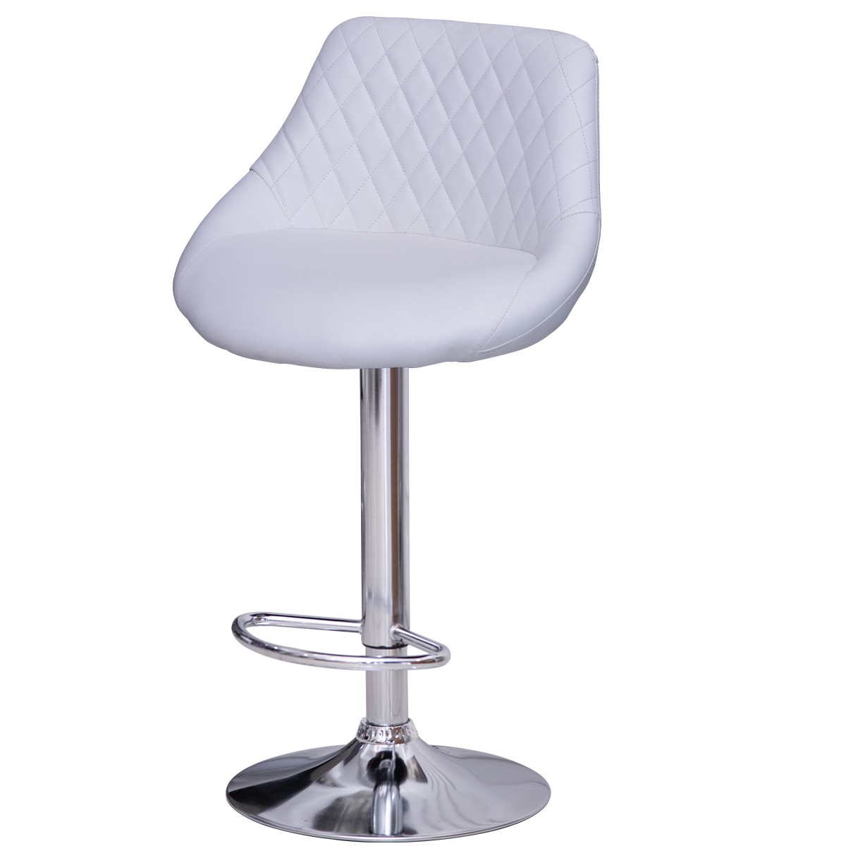 White bar stool