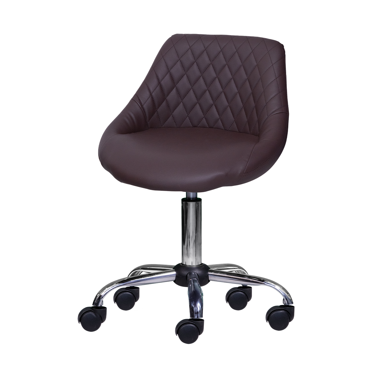 Chocolate colored pedicure stool