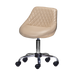 Parchment colored pedicure stool