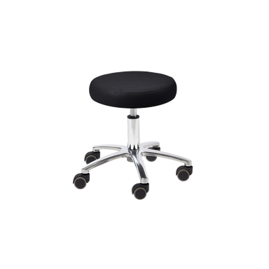 Pedicure stool with black seat