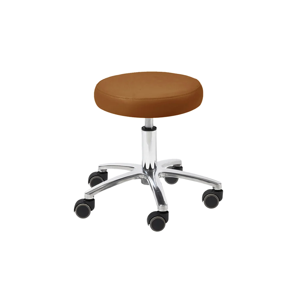 Pedicure stool with cappuccino seat