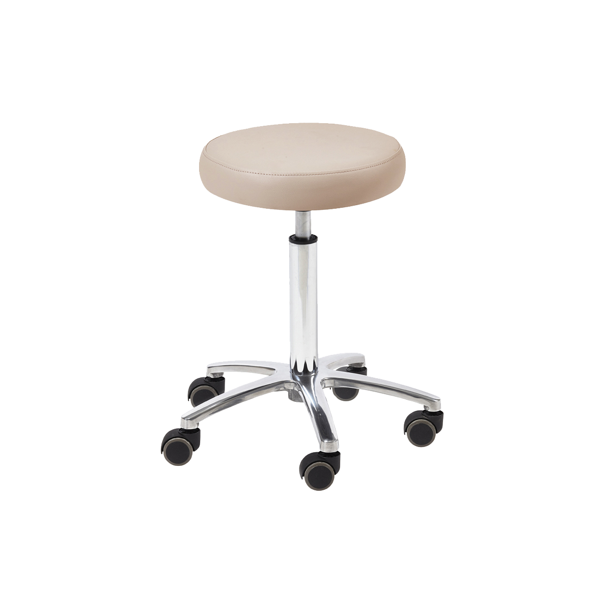 Technician stool with khaki seat