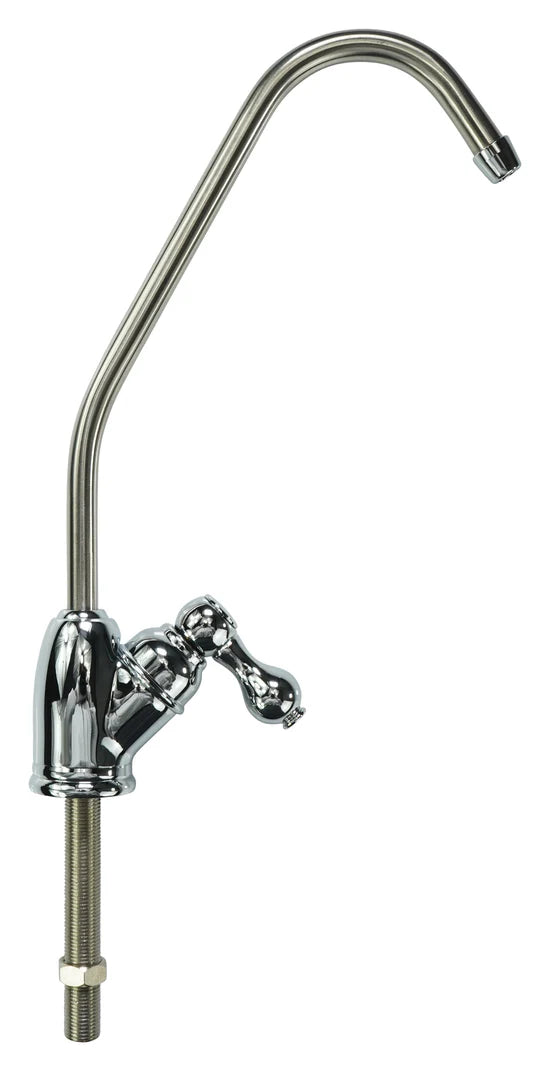 Brushed Nickel Faucet with 1/4" Tube (European Handle)