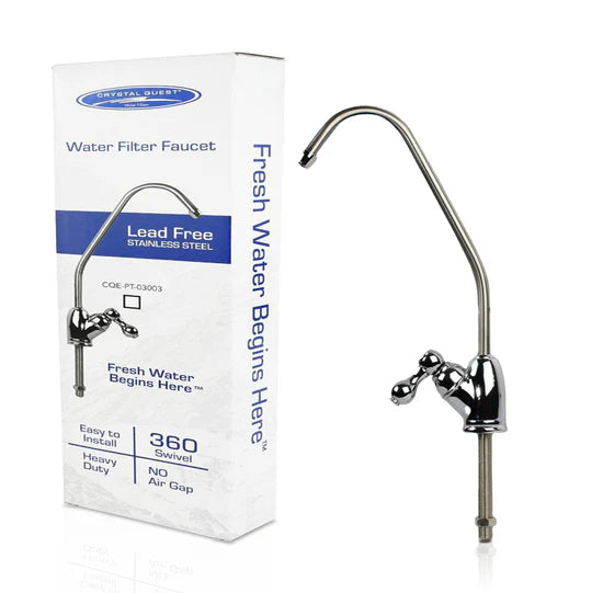 Chrome Faucet with 1/4" Tube (European Handle)