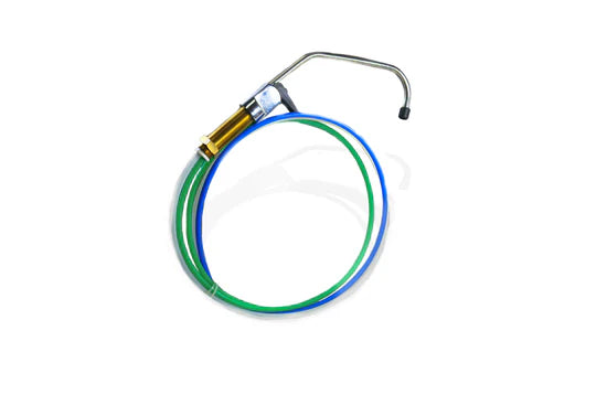 Chrome Faucet with 1/4" Tube (Standard Handle, 3-Way Tube)