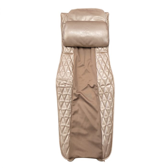 3800 Headrest Pillow Black & Seat Cushion Gold Set