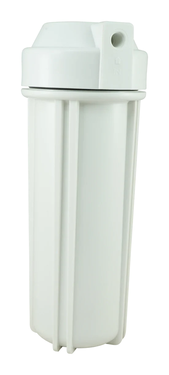 2.5" x 10" White Poly Sump and Cap Assembly