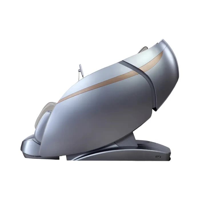 Profile side view of Osaki OS-Pro 4D DuoMax SE massage chair in stormy grey
