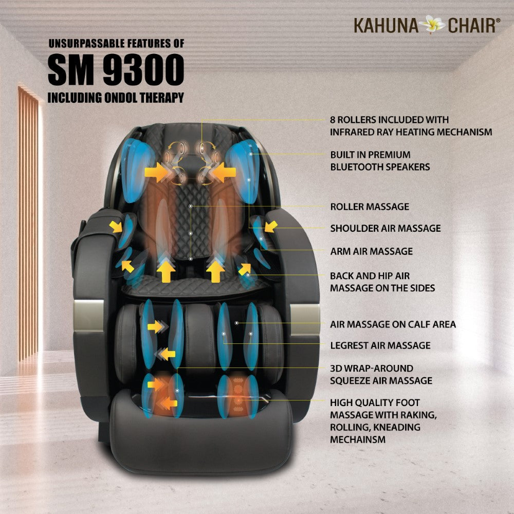 KAHUNA CHAIR – SM-9300 [Gray]- Touch Tablet Remote, New Version