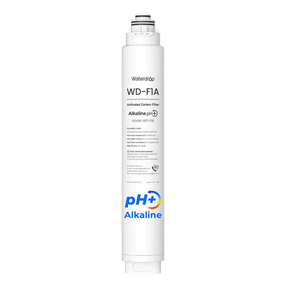 Waterdrop X Series Reverse Osmosis System, X8 with Alkaline Filter