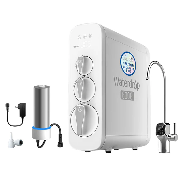 Waterdrop G2P600 RO System with UV Sterilizing Light