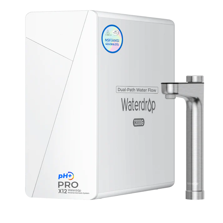 Waterdrop X Series Dual Flow Reverse Osmosis System, X12-PRO