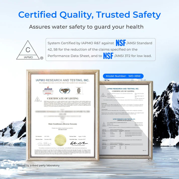 Waterdrop X Series Dual Flow Reverse Osmosis System, X12-PRO